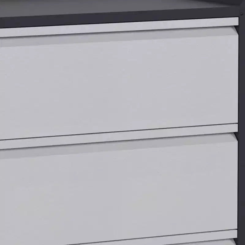 AOBABO Armoire de rangement à dossiers en acier verrouillable avec étagères réglables et roulettes pour l'organisation à la maison, à l'école, au bureau et dans le garage, Noir
