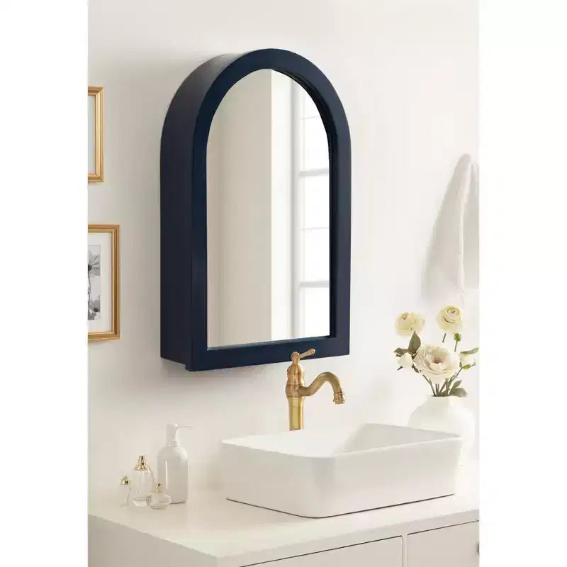 Meuble de rangement pour coiffeuse avec miroir Kate and Laurel Arcott
