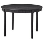 Lifestorey Astroria 46 Round Fluted Apron Dining Table