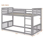 Lit superposé en bois Luxystar pour chambre d'enfant