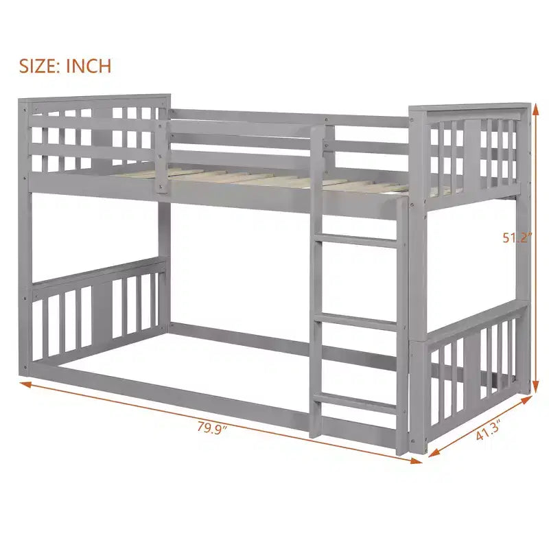 Lit superposé en bois Luxystar pour chambre d'enfant