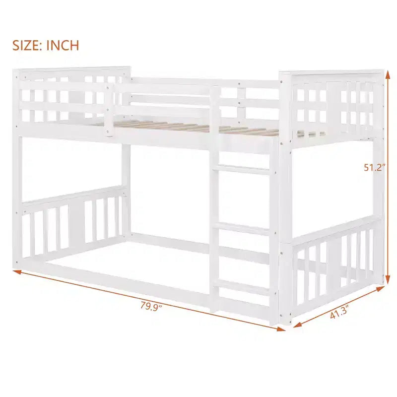 Lit superposé en bois Luxystar pour chambre d'enfant