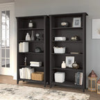 Bibliothèque haute à 5 étagères Salinas (lot de 2) de Bush Furniture