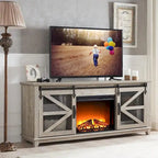 Meuble TV de cheminée de ferme, Centre de divertissement, Console TV