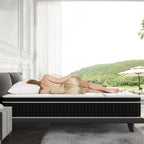Matelas hybride en mousse à mémoire de forme gel de 12 pouces, livré en boîte