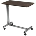 Table de lit Drive Medical, non inclinable, avec dessus de table en chrome