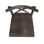 Ensemble de 2 chaises d'appoint en bois Calhoun, marron foncé – Picket House Furnishings : Dossier en X, Rustique
