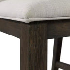 Lot de chaises d'appoint Jasper Slat Back en noyer grillé - Picket House Furnishings : Rembourrées, polyester, cadre en bois, capacité de 136 kg