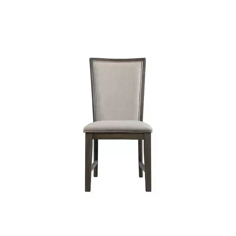 Lot de chaises d'appoint Jasper Slat Back en noyer grillé - Picket House Furnishings : Rembourrées, polyester, cadre en bois, capacité de 136 kg