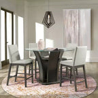 Ensemble de chaises de comptoir Simms - Noyer - Picket House Furnishings : Rembourré, Design moderne, Hauteur fixe