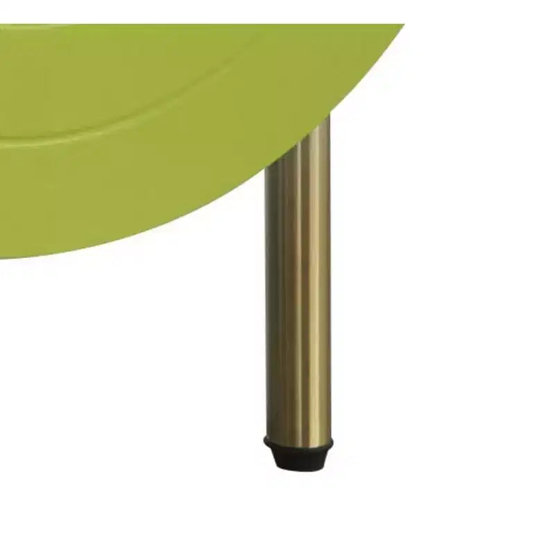 Lifestorey Buffet 3 Portes Ingrid Moderne du Milieu du Siècle Vert Citron Scallopé