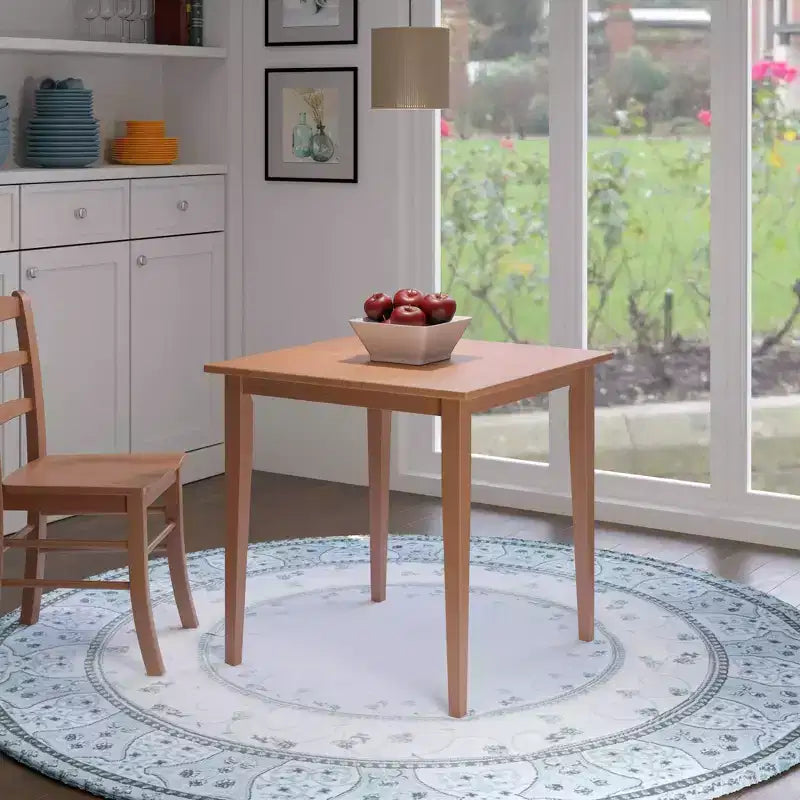 Table de salle à manger carrée Groveland de 29,53" en chêne clair - Winsome