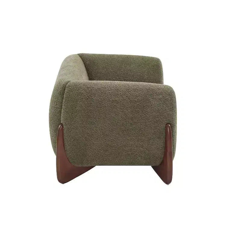 Christopher Knight Home James Canapé 2 Places en Tissu Bouclé Vert de 63 po