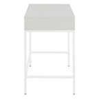 Bureau Contempo 101,6 cm avec tiroir et étagère Chêne blanc - OSP Home Furnishings : Structure en acier robuste, Surface en MDF