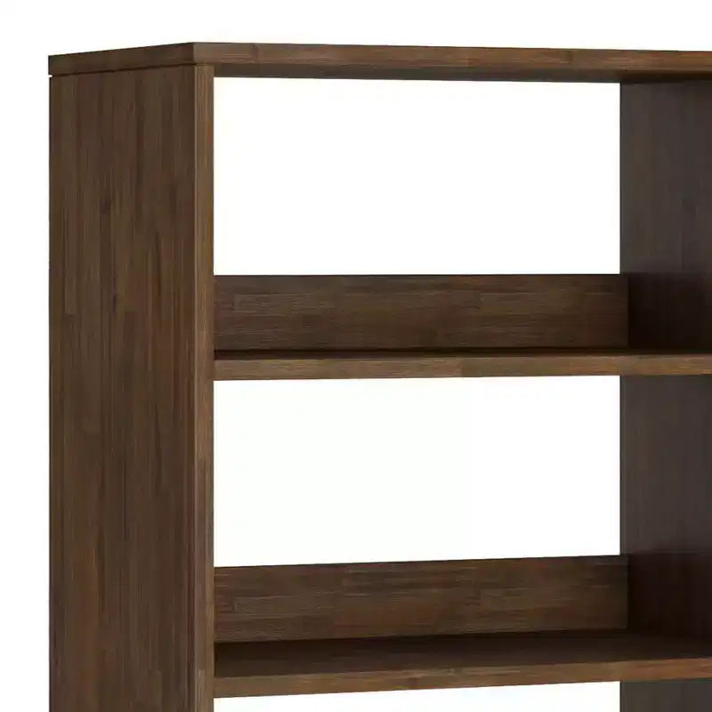 Bibliothèque haute Saylor de 162 cm avec pieds épingles et tiroir – WyndenHall : Design industriel, bois d'acacia