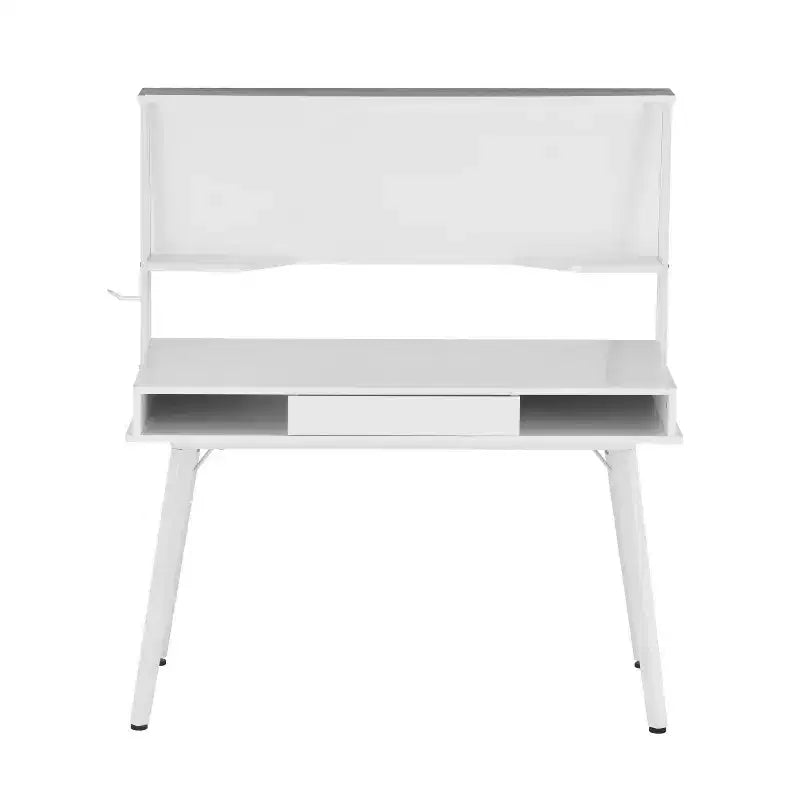 Bureau informatique avec rangement, huche et tableau magnétique - Techni Mobili
