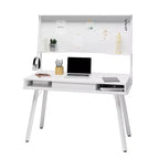 Bureau informatique avec rangement, huche et tableau magnétique - Techni Mobili