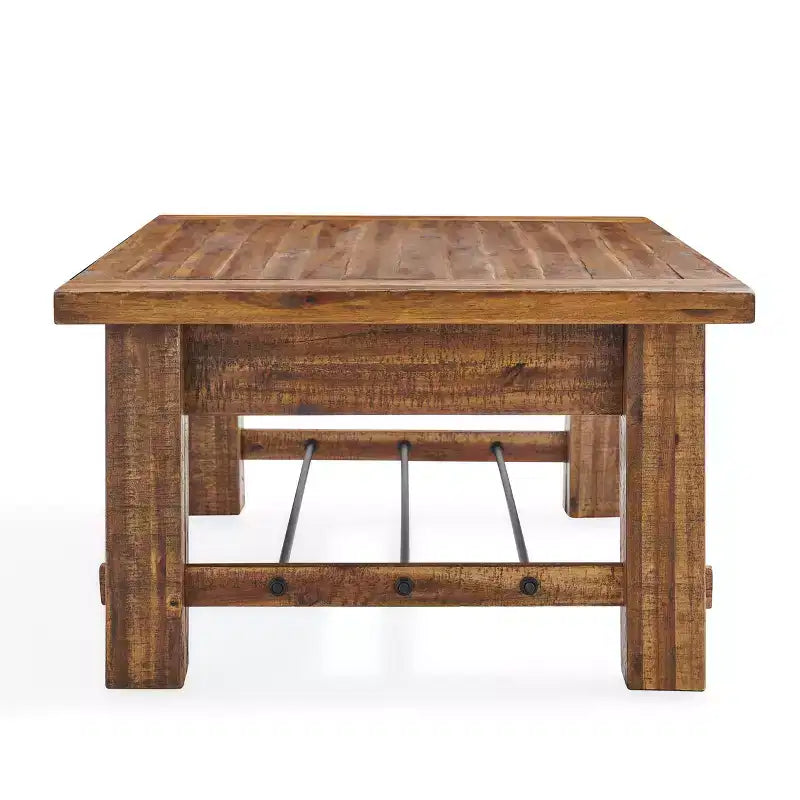 Table basse Durango 48 po et 2 tables d'appoint marron foncé – Alaterre Furniture