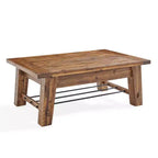 Table basse Durango 48 po et 2 tables d'appoint marron foncé – Alaterre Furniture