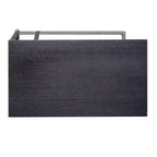Table d'appoint contemporaine en fer et bois gris foncé - Olivia & May