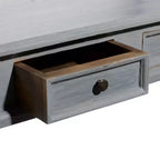 Console Rustique en Acajou Gris - Olivia & May