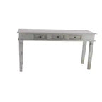 Console Rustique en Acajou Gris - Olivia & May