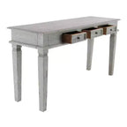 Console Rustique en Acajou Gris - Olivia & May