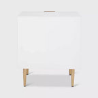Table de chevet 2 tiroirs Jolie blanc - Adore Decor