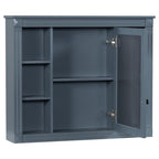 Meuble-lavabo de salle de bain moderne de 91 cm avec lavabo et armoire de toilette, 2 portes et 2 tiroirs