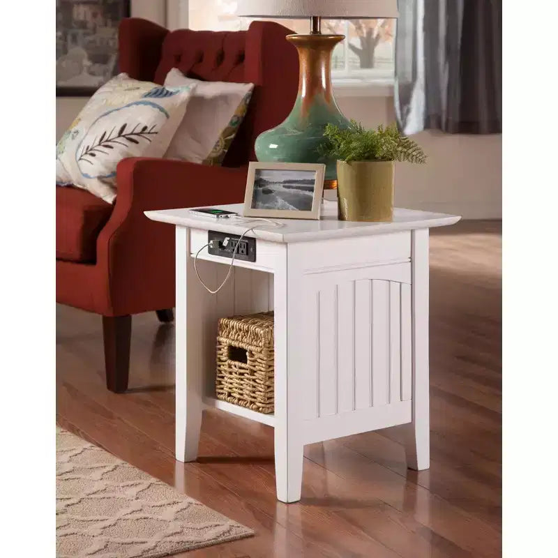 Table d'appoint Nantucket avec chargeur - AFI