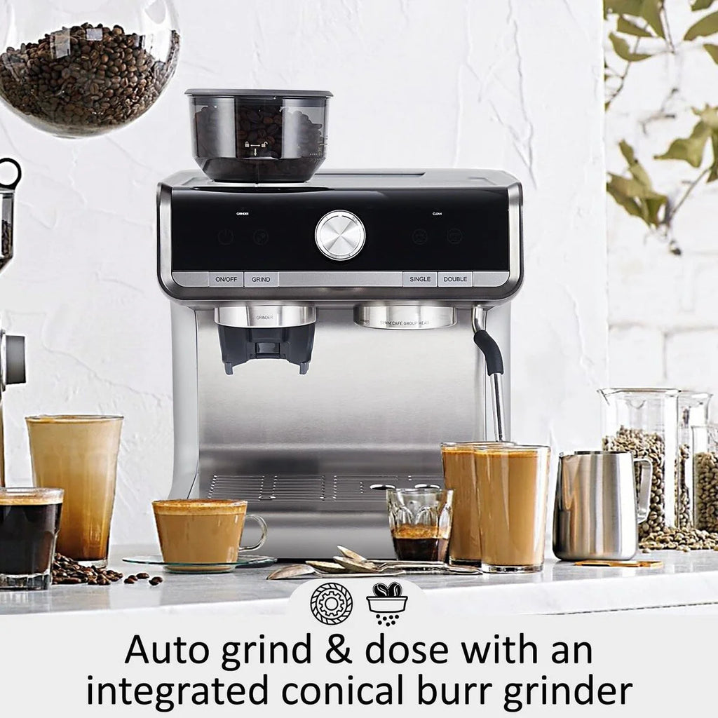 Machine à café expresso, avec moulin, réservoir d'eau de 2,8 L