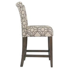 Tabouret de bar rembourré hauteur comptoir 24 po - HomePop