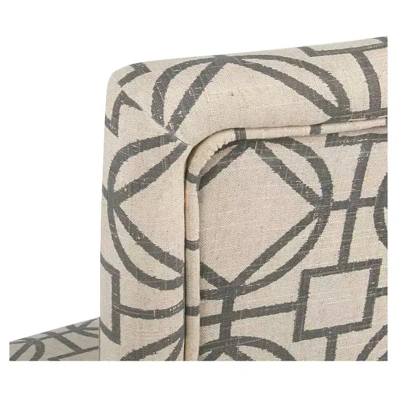 Tabouret de bar rembourré hauteur comptoir 24 po - HomePop