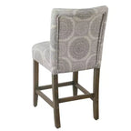 Tabouret de bar rembourré hauteur comptoir 24 po - HomePop