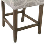 Tabouret de bar rembourré hauteur comptoir 24 po - HomePop