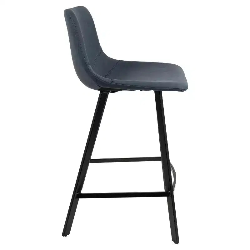 Lot de 2 tabourets de bar industriels Outlaw de 26 po de hauteur de comptoir - Lumisource