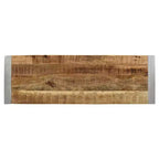 Bois de récupération et Métal argenté - Banc - Timbergirl