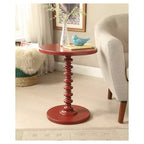Table d'appoint à pied unique Acton - Acme
