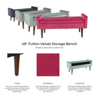 Banc de rangement Fulton - Homepop