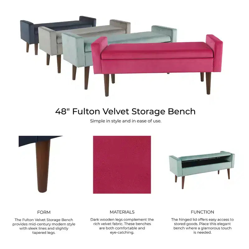 Banc de rangement Fulton - Homepop