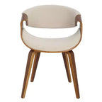 Chaise d'appoint de salle à manger Curvo Mid-Century Modern - LumiSource