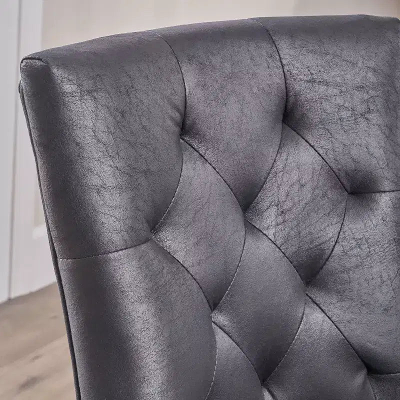 Lot de 2 chaises de salle à manger Hayden traditionnelles en microfibre - Christopher Knight Home