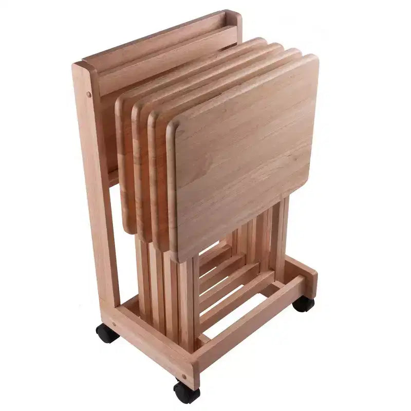 Ensemble de 5 tables d'appoint Brienda avec dessus rabattable - Winsome