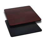 Flash Furniture Plateau de table carré de 36 po avec dessus réversible en stratifié