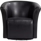Fauteuil Club Pivotant Elements Rocket 31 Large Rivera Black