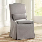 Chaise de salle à manger déhoussable gris ardoise 55 Downing Street Juliete Peyton