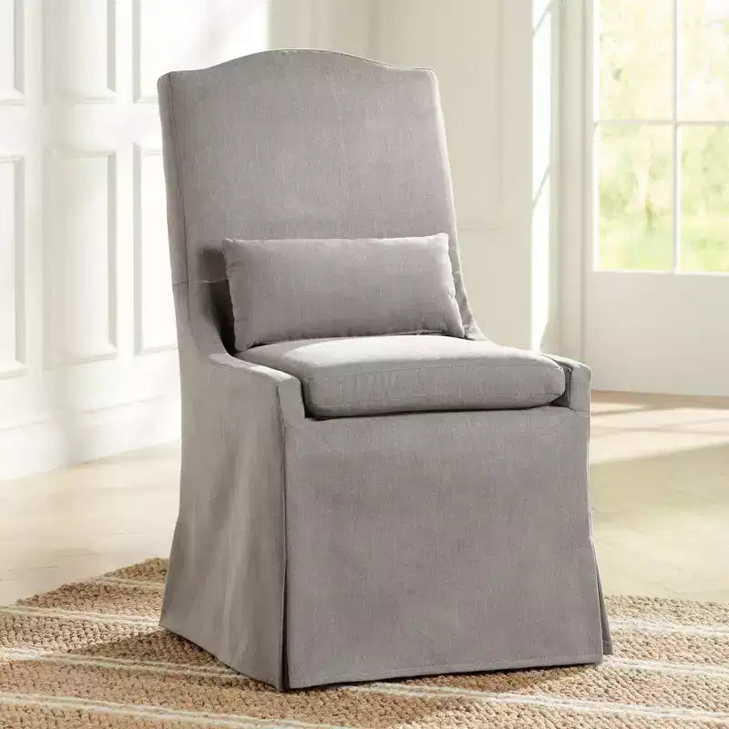 Chaise de salle à manger déhoussable gris ardoise 55 Downing Street Juliete Peyton