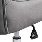 Chaise de bureau réglable Studio 55D Erin Gray en tissu