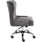 Chaise de bureau réglable Studio 55D Erin Gray en tissu