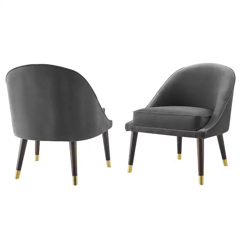 Fauteuil d'appoint en velours Avalon (18) - Steve Silver